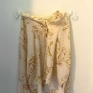 Silky cream blouse